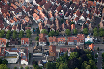 B296 an der Volksbank in Herrenberg im Bundesland Baden-Württemberg, Deutschland