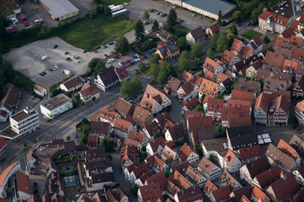 Froschgasse in Herrenberg im Bundesland Baden-Württemberg, Deutschland