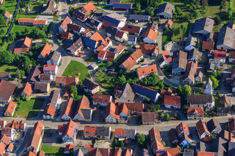 Hauptstr in Berghülen im Bundesland Baden-Württemberg, Deutschland
