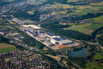Liebherr-Werk in Biberach an der Riß im Bundesland Baden-Württemberg, Deutschland