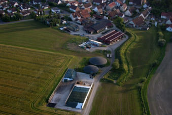 Silage Lager und Biogasanlagen in Tiefenbach im Bundesland Baden-Württemberg, Deutschland