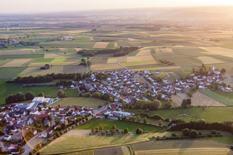 Luftbild von Ortsteil Hailtingen in Dürmentingen im Bundesland Baden-Württemberg, Deutschland