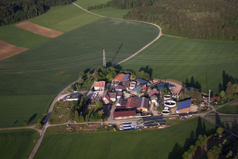 Fladhof im Ortsteil Buttenhausen in Münsingen im Bundesland Baden-Württemberg, Deutschland