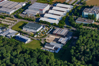 Möbel Rieger Logistikzentrum Reutlingen und  Dosteba GmbH im Ortsteil Jettenburg in Kusterdingen im Bundesland Baden-Württemberg, Deutschland