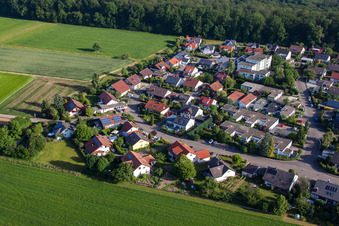 Ortsteil Wankheim in Kusterdingen im Bundesland Baden-Württemberg, Deutschland von oben