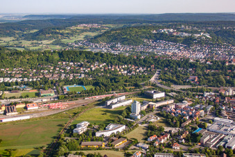 Regierungspräsidium und Landratsamt im Ortsteil Derendingen in Tübingen im Bundesland Baden-Württemberg, Deutschland