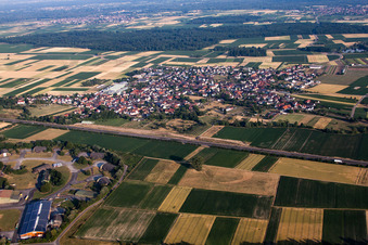 Ortsteil Kürzell in Meißenheim im Bundesland Baden-Württemberg, Deutschland