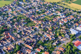 Haupstraße x Schloßstr im Ortsteil Orschweier in Mahlberg im Bundesland Baden-Württemberg, Deutschland