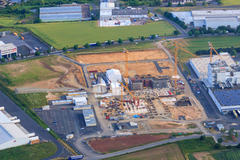 Industriegebiet mit Milupa in der Schleyerstr im Ortsteil Besges in Fulda im Bundesland Hessen, Deutschland