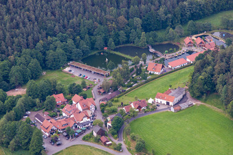 Landgasthof Hessenmühle, Schlagberghof und Bistro Fischerhütte im Ortsteil Kleinlüder in Großenlüder, Deutschland