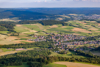 Luftbild von Ortsteil Eckardroth in Bad Soden-Salmünster im Bundesland Hessen, Deutschland