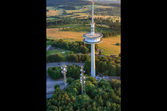 Sendemast auf dem Hoherodskopf im Ortsteil Breungeshain in Schotten im Bundesland Hessen, Deutschland