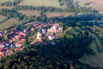 Burganlage der Veste Schwarzenfels in Schwarzenfels in Sinntal im Bundesland Hessen, Deutschland