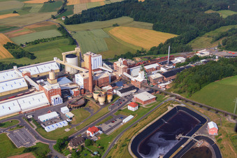 Luftaufnahme von K+S Minerals and Agriculture GmbH, Werk Neuhof-Ellers im Bundesland Hessen, Deutschland