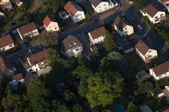 Drohnenbild von Ortsteil Dannstadt in Dannstadt-Schauernheim im Bundesland Rheinland-Pfalz, Deutschland
