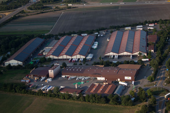Pfalzmarkt im Ortsteil Dannstadt in Dannstadt-Schauernheim im Bundesland Rheinland-Pfalz, Deutschland