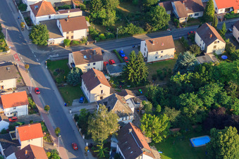 Vom-Stein-Straße im Ortsteil Dannstadt in Dannstadt-Schauernheim im Bundesland Rheinland-Pfalz, Deutschland