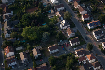 Drohnenbild von Ortsteil Dannstadt in Dannstadt-Schauernheim im Bundesland Rheinland-Pfalz, Deutschland