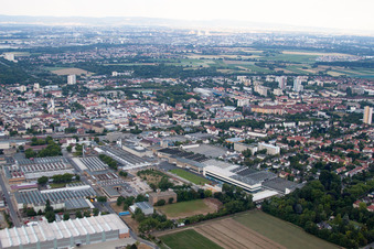 Luftbild von KSB SE in Frankenthal im Bundesland Rheinland-Pfalz, Deutschland