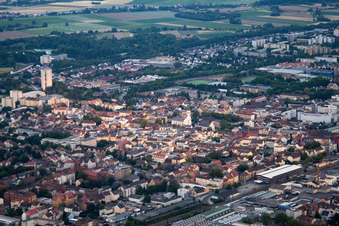 Hauptbahnhof in Frankenthal im Bundesland Rheinland-Pfalz, Deutschland