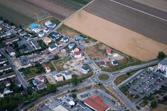 Drohnenaufname von Frankenthal im Bundesland Rheinland-Pfalz, Deutschland