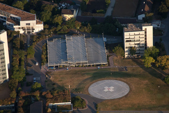 Luftbild von Ortsteil Oggersheim in Ludwigshafen am Rhein im Bundesland Rheinland-Pfalz, Deutschland