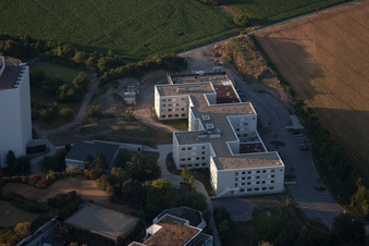 Luftbild von Ortsteil Oggersheim in Ludwigshafen am Rhein im Bundesland Rheinland-Pfalz, Deutschland