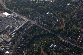 Eckenerstr im Ortsteil Grünwinkel in Karlsruhe im Bundesland Baden-Württemberg, Deutschland