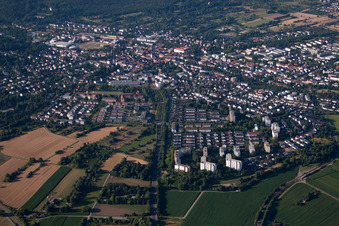 Luftbild von Ettlingen im Bundesland Baden-Württemberg, Deutschland