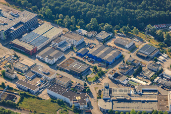 Luftbild von GmbH & Co. KG - Werk II im Ortsteil Brötzingen in Pforzheim im Bundesland Baden-Württemberg, Deutschland