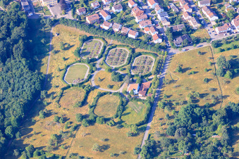 Neuer Friedhof Büchenbronn in Pforzheim im Bundesland Baden-Württemberg, Deutschland