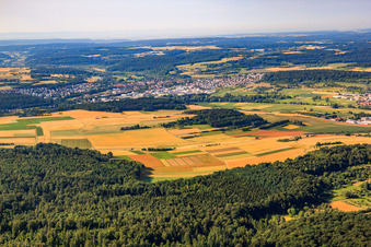 Stadtansicht von Norden in Weil der Stadt im Bundesland Baden-Württemberg, Deutschland