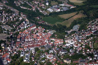 Altstadt in Leonberg im Bundesland Baden-Württemberg, Deutschland