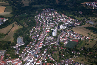 Luftbild von Heinrich-Längerer Straße in Leonberg im Bundesland Baden-Württemberg, Deutschland