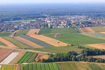 Luftbild von Am Wasserturm aus Norden in Kandel im Bundesland Rheinland-Pfalz, Deutschland