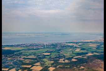 Elbe in Cuxhaven im Bundesland Niedersachsen, Deutschland
