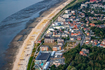 Strandpalais im Ortsteil Duhnen in Cuxhaven im Bundesland Niedersachsen, Deutschland