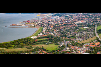 Badestrand Grimmershörn Bucht im Ortsteil Döse in Cuxhaven im Bundesland Niedersachsen, Deutschland
