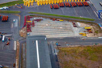Luftaufnahme von Cuxhaven im Bundesland Niedersachsen, Deutschland