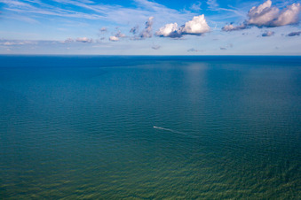 Kanal in Ault im Bundesland Somme, Frankreich