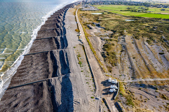 Luftbild von Cayeux-sur-Mer im Bundesland Somme, Frankreich