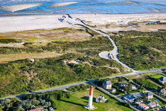 Leuchtturm Phare de Brighton in Cayeux-sur-Mer im Bundesland Somme, Frankreich