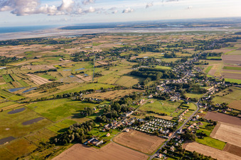 Lanchères im Bundesland Somme, Frankreich von oben