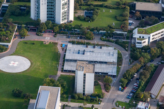 BG Unfallklink im Ortsteil Oggersheim in Ludwigshafen am Rhein im Bundesland Rheinland-Pfalz, Deutschland von einer Drohne aus