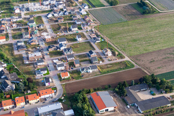 Luftbild von Neubaugebiet Betheny-Allee im Ortsteil Schauernheim in Dannstadt-Schauernheim im Bundesland Rheinland-Pfalz, Deutschland