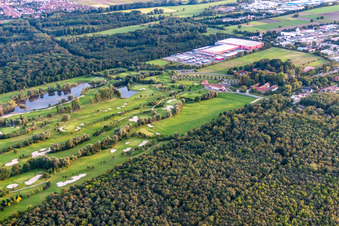 Luftbild von Golfclub Dreihof in Essingen im Bundesland Rheinland-Pfalz, Deutschland