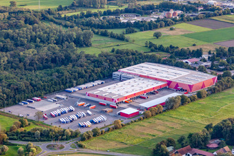 Bornheim Industriegebiet im Ortsteil Dreihof in Essingen im Bundesland Rheinland-Pfalz, Deutschland