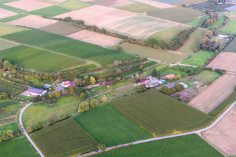 Luftbild von Wagnerranch in Herxheim bei Landau im Bundesland Rheinland-Pfalz, Deutschland
