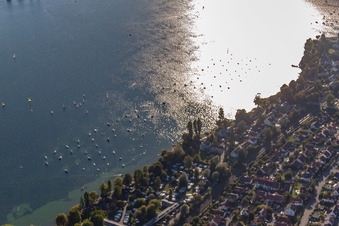 Camping am See in Allensbach im Bundesland Baden-Württemberg, Deutschland