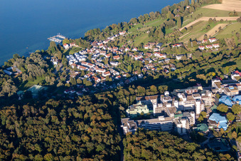 Uferbereiche am Seegebiet des Bodensee im Ortsteil Egg in Konstanz im Bundesland Baden-Württemberg, Deutschland